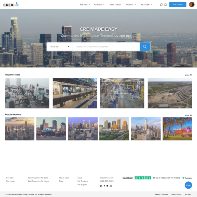 CREXi Homepage